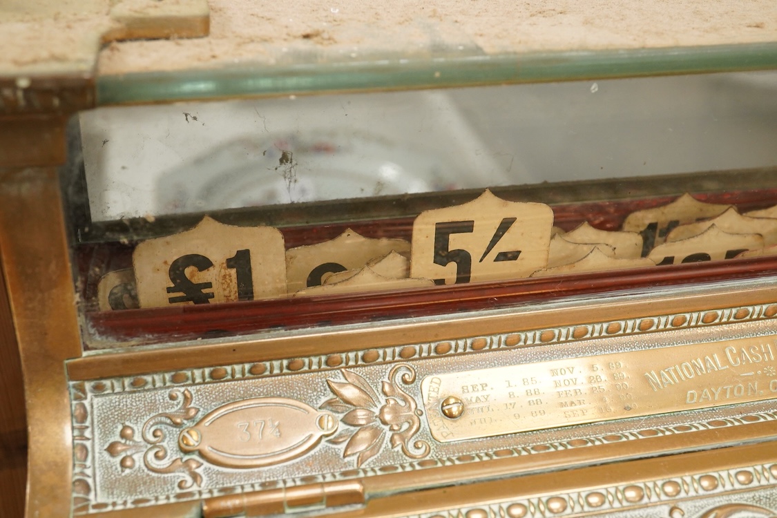 A vintage National Cash Register